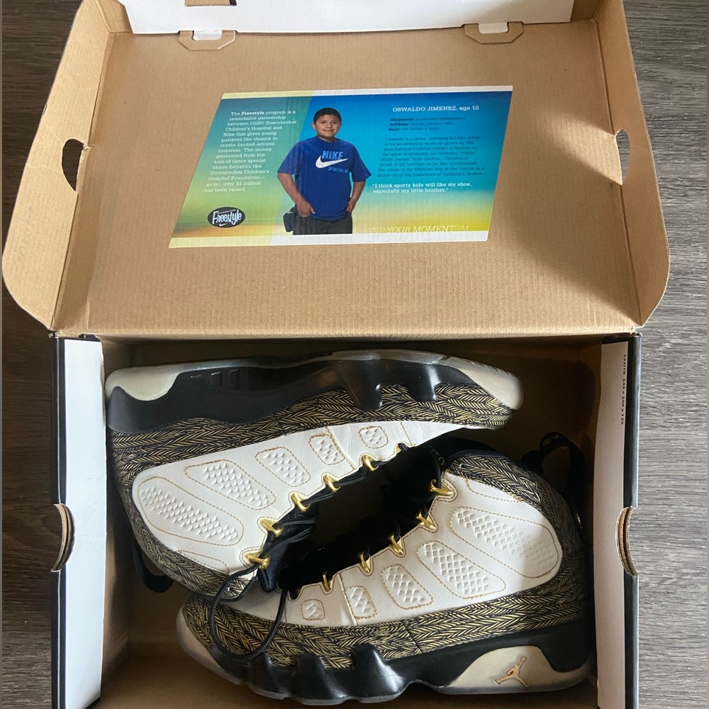 Jordan 9 Retro DB Doernbecher 9.5
